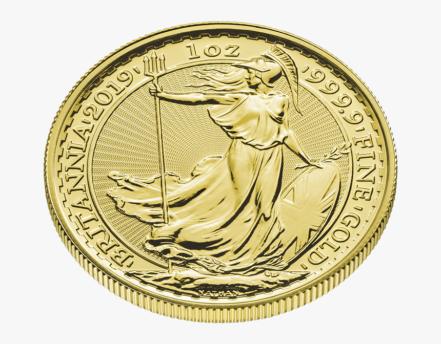 Britannia 2019 1 Oz Gold Coin - 2019 Britannia, HD Png Download