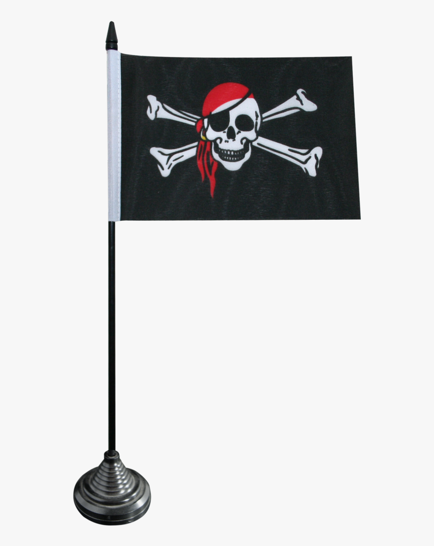 Pirate With Bandana Table Flag - London, HD Png Download