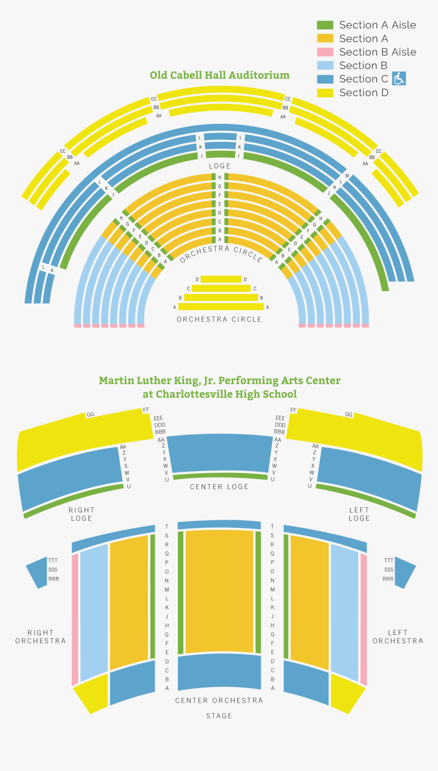 Ticket Information - Uva Cabell Hall Seating Chart, HD Png Download