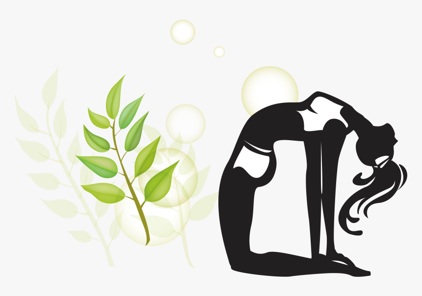 Yoga Silhouette Female Physical Fitness - Asana, HD Png Download