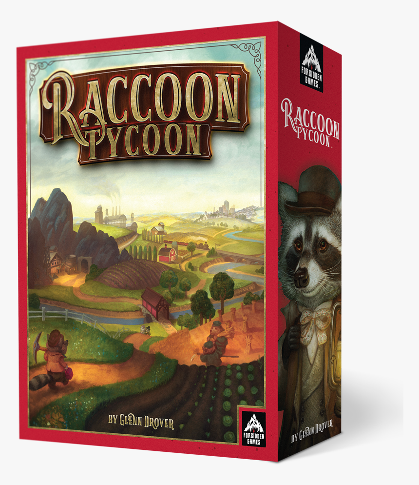 Railroad Rivals Box - Raccoon Tycoon Board Game, HD Png Download