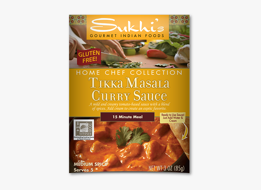 Tikka Masala Curry Sauce - Sukhis Tikka Masala Sauce, HD Png Download