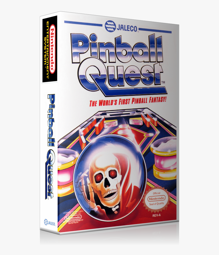 Nes Pinball Quest Retail Game Cover To Fit A Ugc Style Pinball Quest