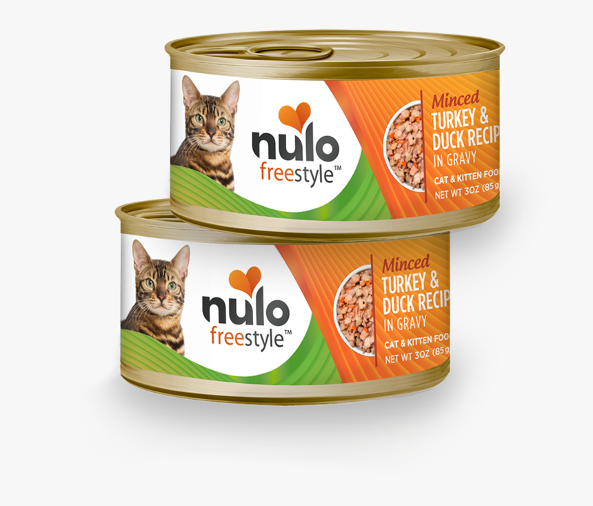Freestyle Minced Turkey & Duck Recipe In Gravy 
 Data - Nulo Canned Cat Food, HD Png Download