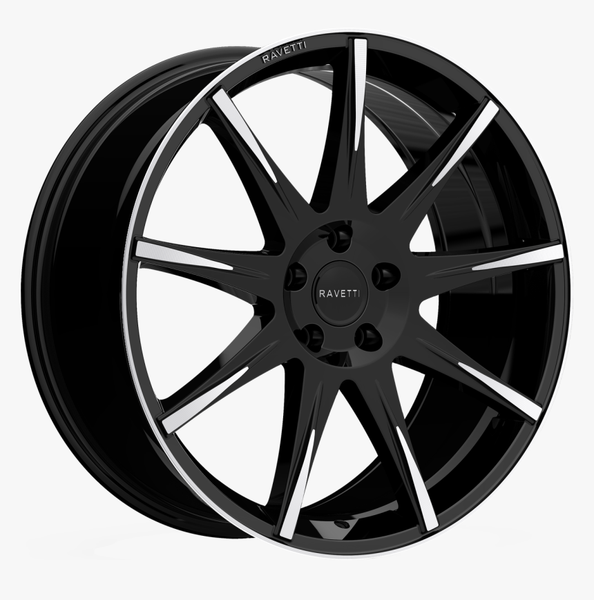 22 Denali Wheels Black, HD Png Download