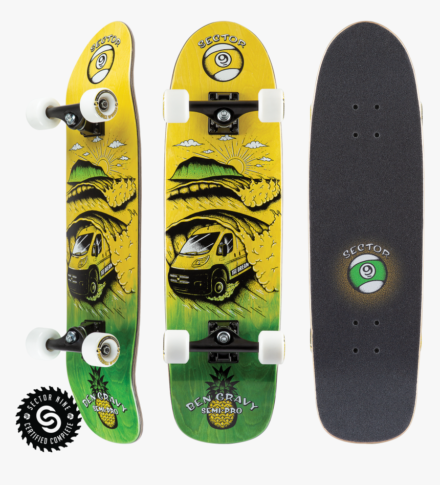 Sector 9 Ben Gravy Skateboard, HD Png Download