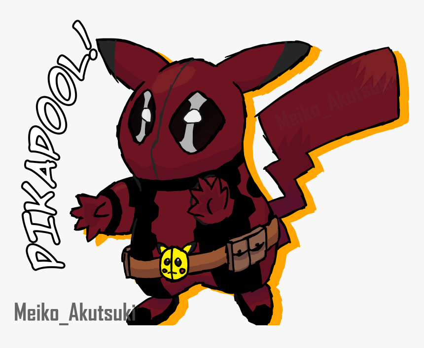 Detective Deadpool Pikachu, HD Png Download