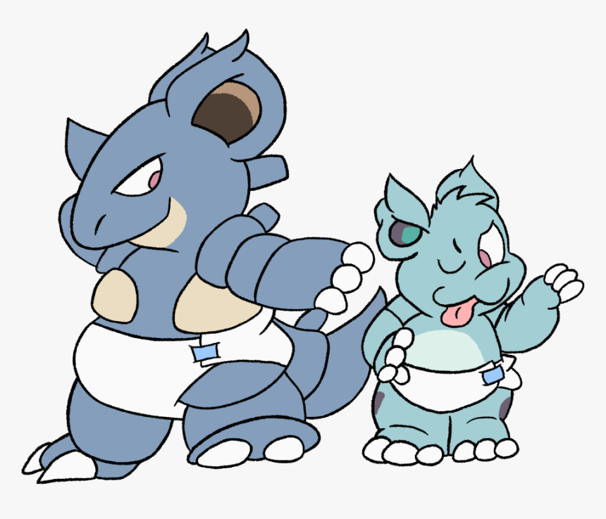 [ink, By Yure16] Pampered Nidorina And Nidoqueen - Nidorina, HD Png Download