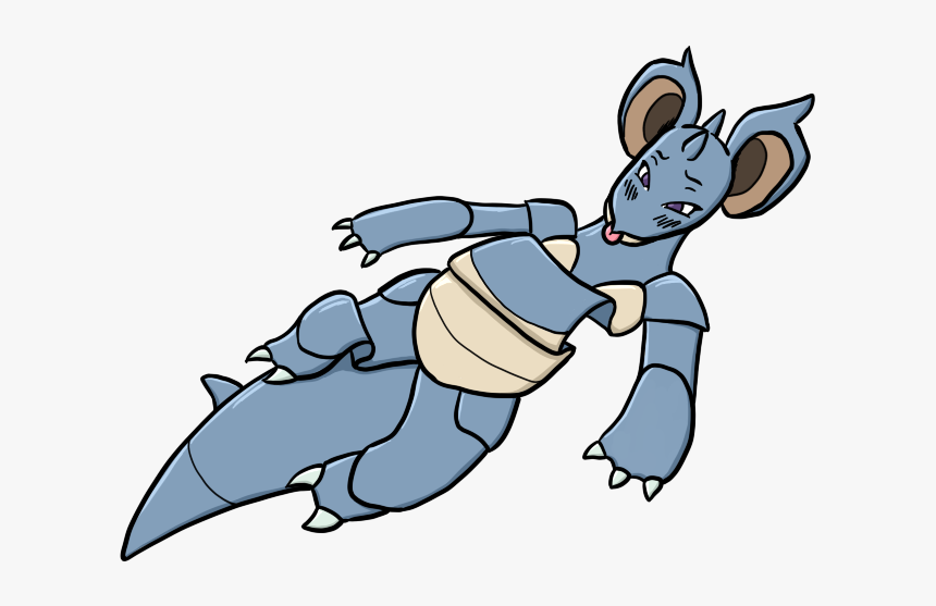 Flat Nidoqueen - Cartoon, HD Png Download