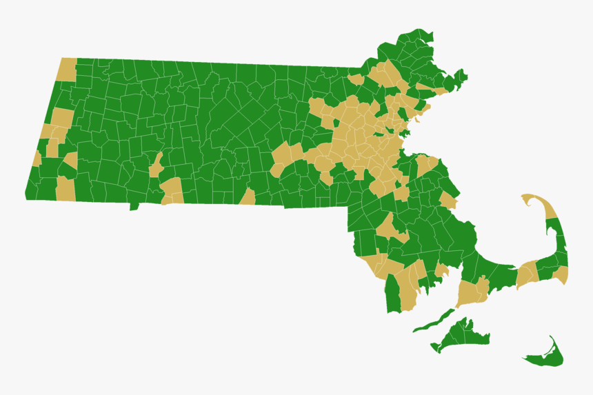 Massachusetts Democratic Presidential Primary Election - Massachusetts 2016 Election Results, HD Png Download
