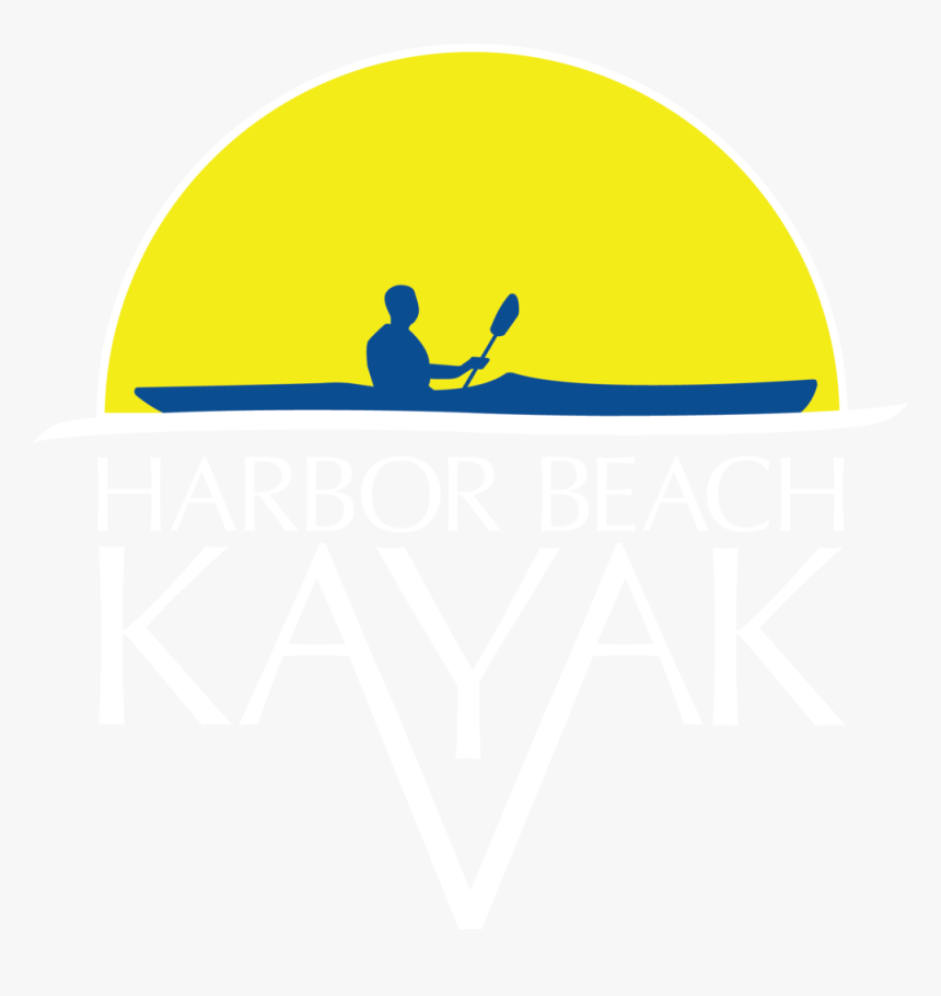 Harbor Beach Kayak Logo - Graphic Design, HD Png Download