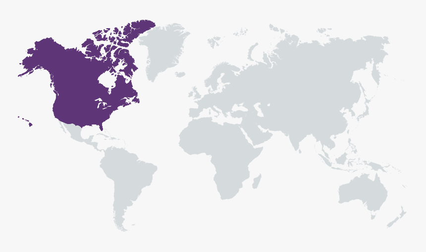 World Map Purple Debt Financing, HD Png Download
