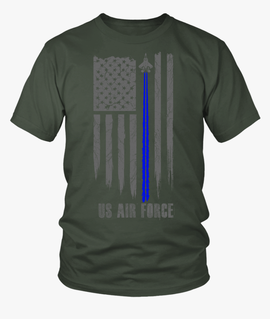 Us Air Force F22 Thin Blue Contrail Flag Shirt Free - Best Bass Fishing T Shirt, HD Png Download