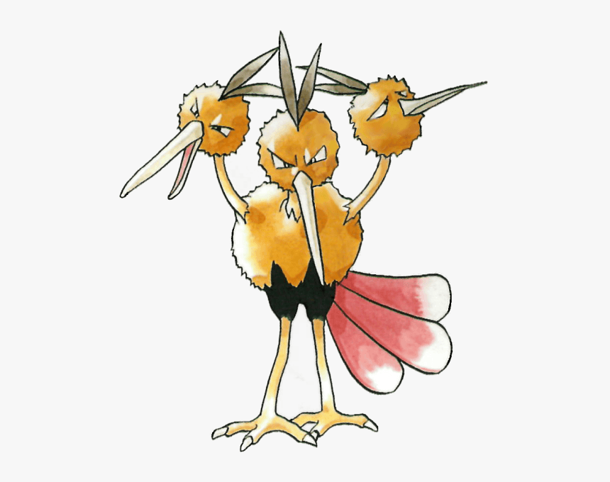 Dodrio Pokemon Red, HD Png Download