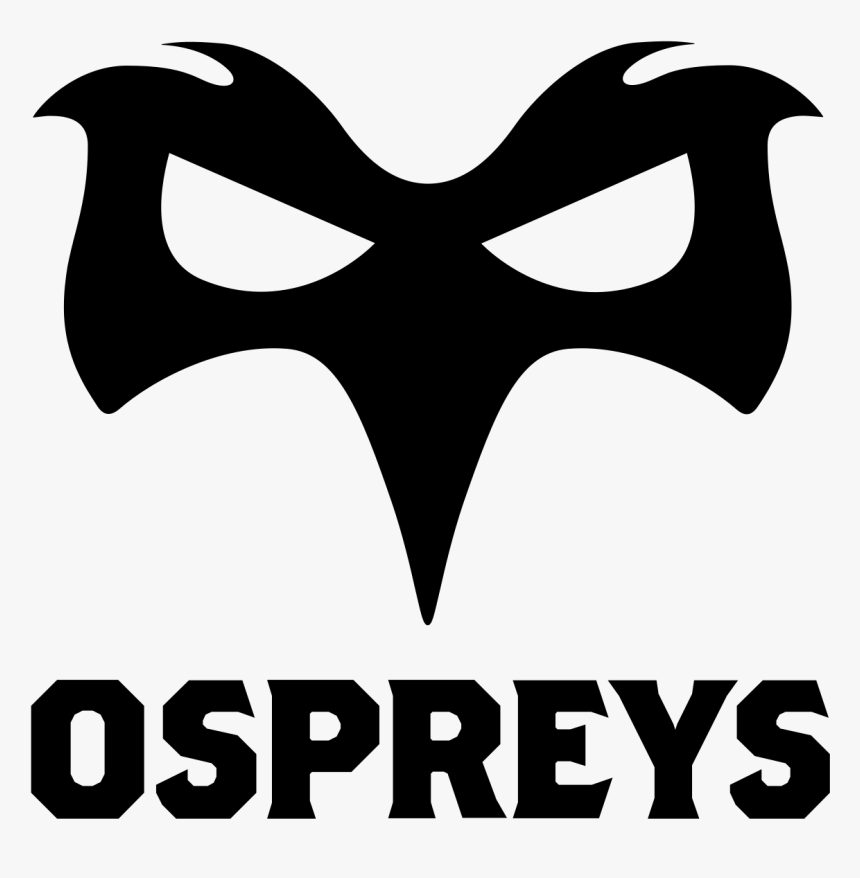Ospreys Rugby Ball Clipart , Png Download - Ospreys Rugby Logo Png, Transparent Png