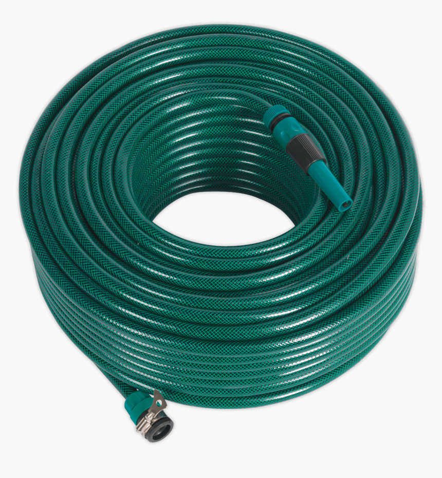 Water Hose 80m With Fittings - Wire, HD Png Download