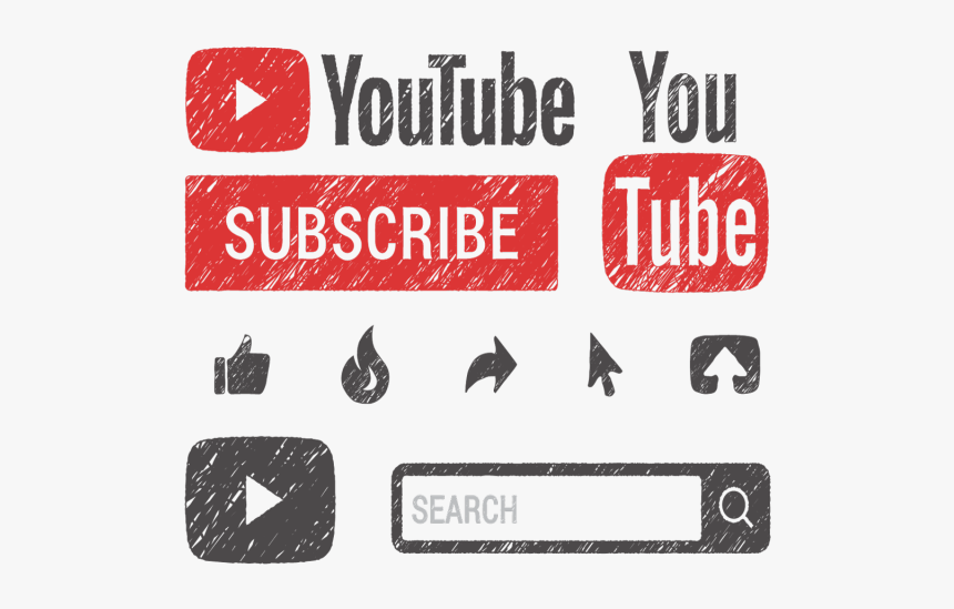 Subscribe Png Youtube, Transparent Png