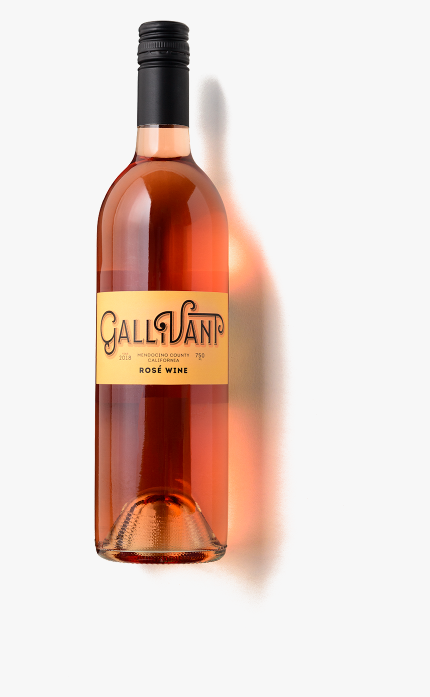 2018 Gallivant Rosé - Glass Bottle, HD Png Download