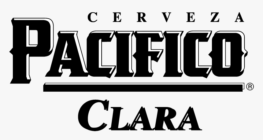 Pacifico Beer Logo Black And White, HD Png Download