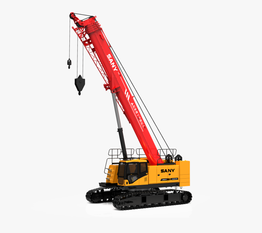 Transparent Crane Png - Sany Telescopic Crawler Crane, Png Download