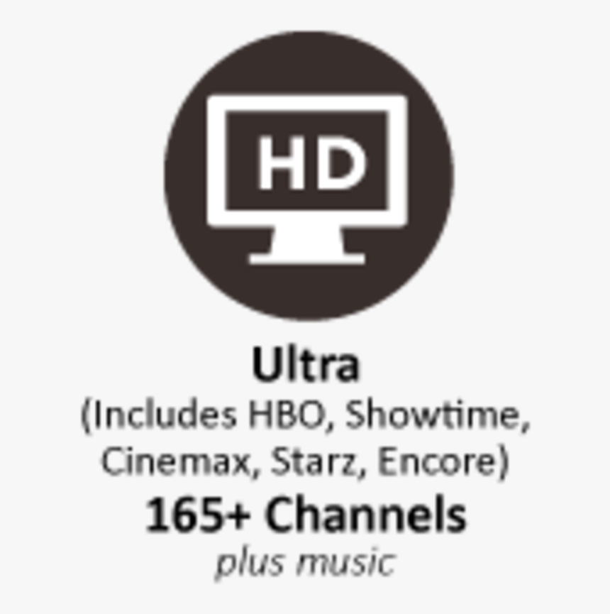 Ultra Video With All Premium Movie Channels - Circle, HD Png Download