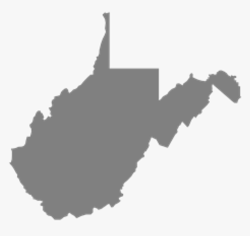 West Virginia Distillery Map - West Virginia State Silhouette, HD Png Download