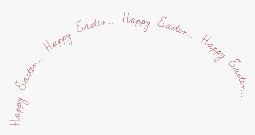 Pattern Brand Happy Easter Area Download Hq Png Clipart - Handwriting, Transparent Png