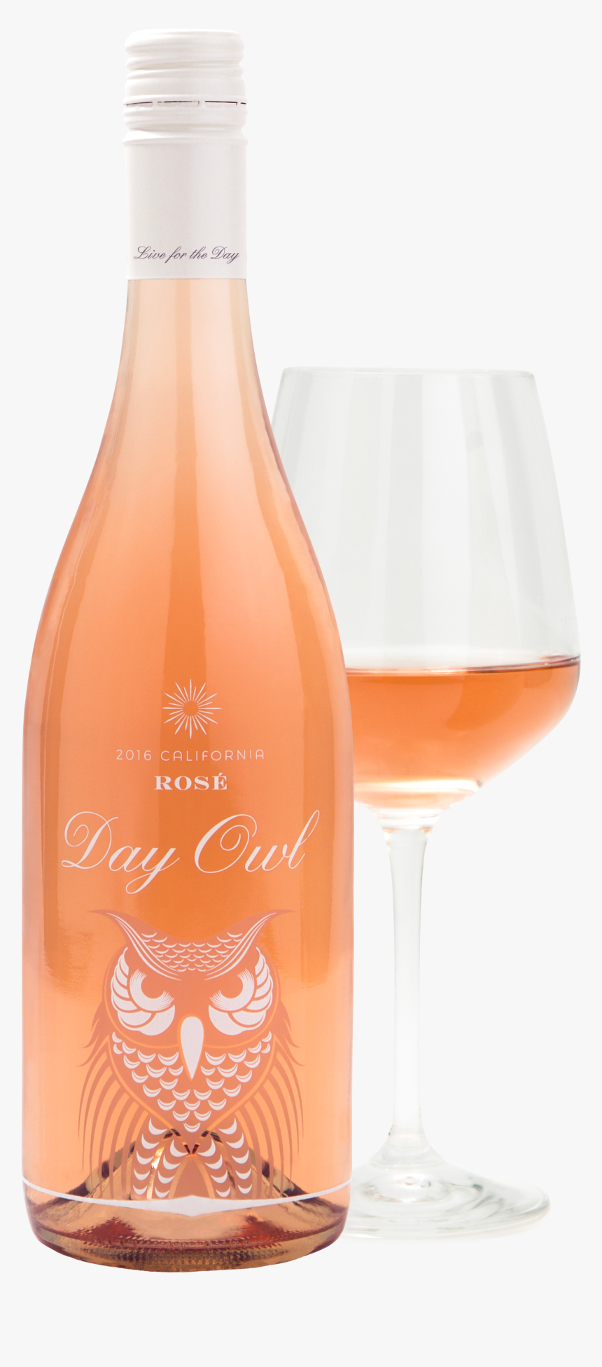 Day Owl Rose Wine, HD Png Download