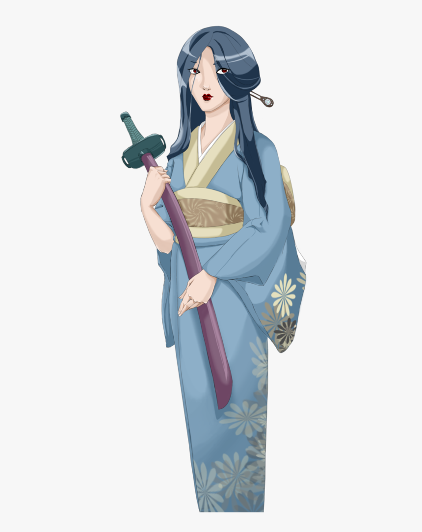 Nidoqueen Gijinka - Kimono, HD Png Download