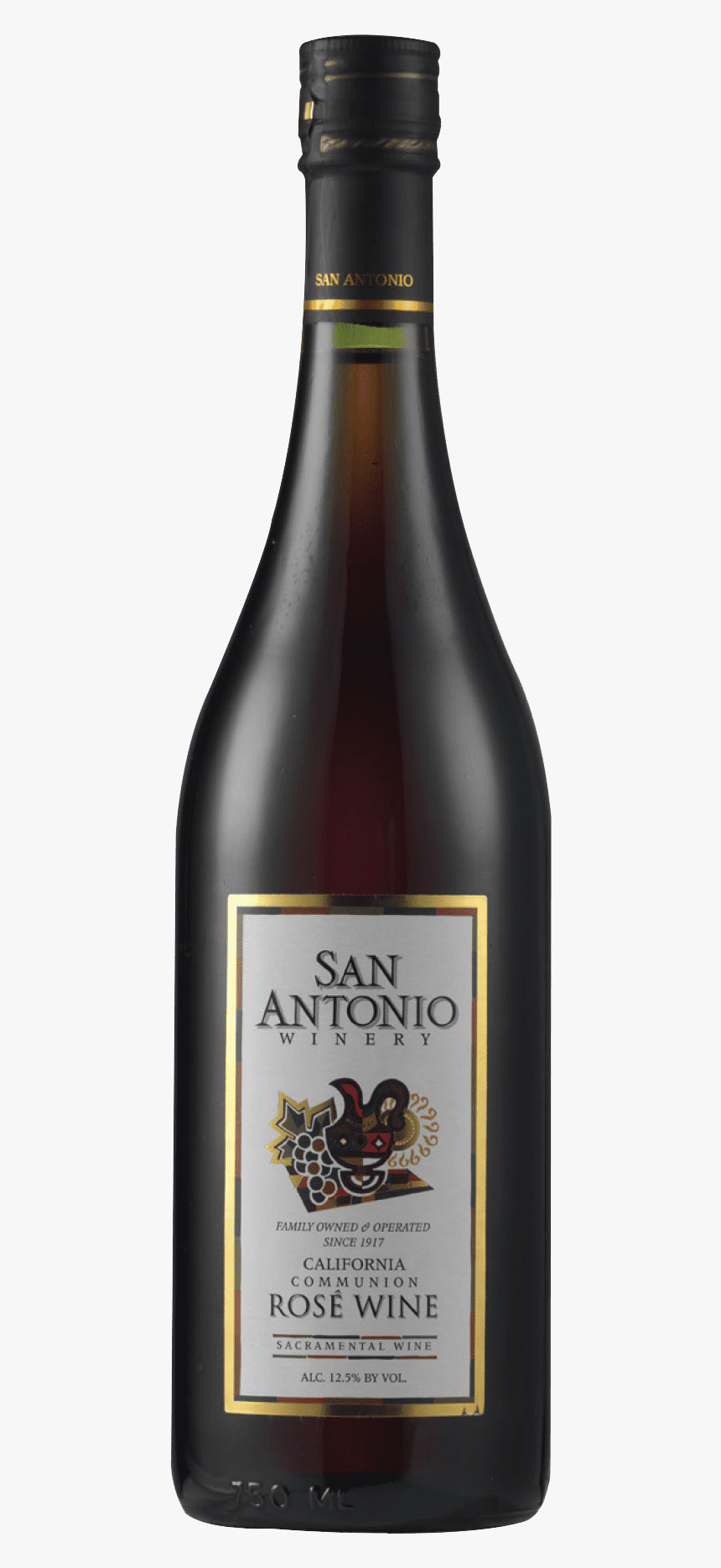 United States Label Wine Bottle California, HD Png Download
