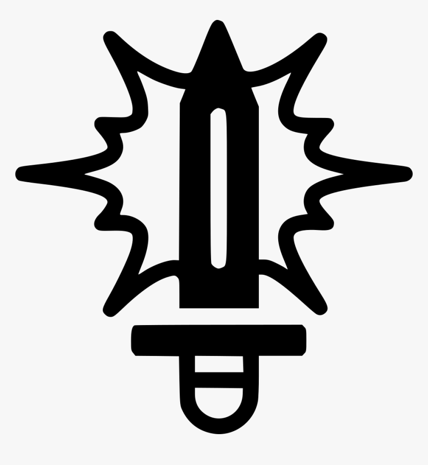 Illuminated Sword - Scalable Vector Graphics, HD Png Download