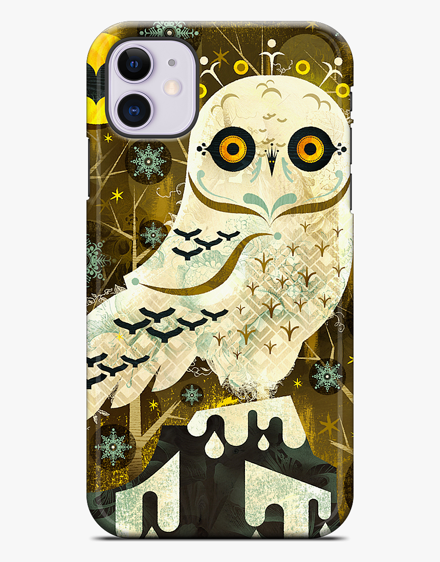 Snowy Owl Iphone Case 
 Data Mfp Src //cdn - Owl, HD Png Download