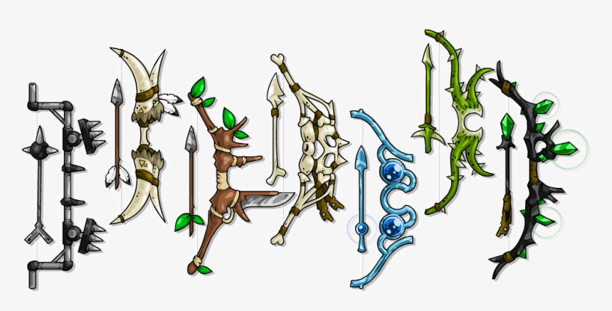 Bows - Epic Battle Fantasy Bows, HD Png Download