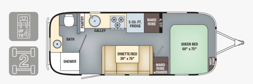 2017 Airstream International 23fb, HD Png Download