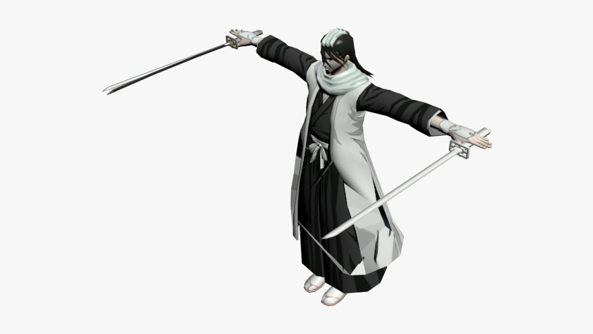 Download Zip Archive - Kuchiki Byakuya 3d Model, HD Png Download