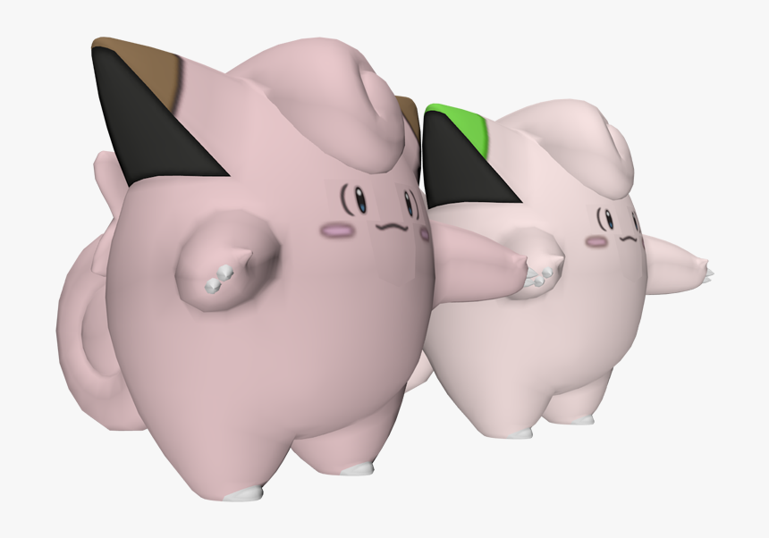 Download Zip Archive - Clefairy 3d Model, HD Png Download