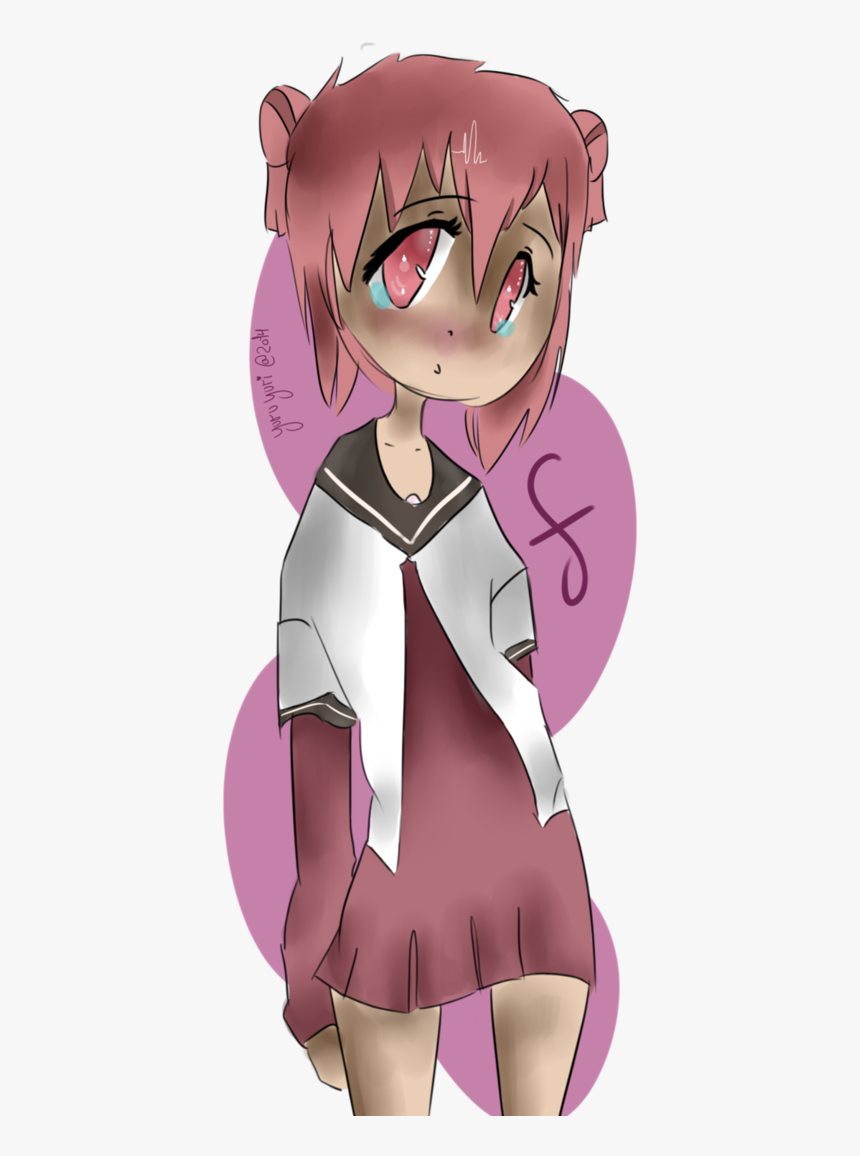 Akari Yuru Yuri Fanart, HD Png Download