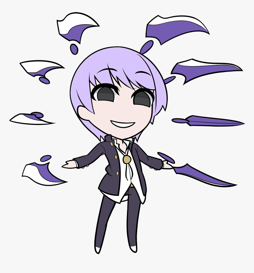 Sd-bya - Byakuya Chibi Under Night, HD Png Download