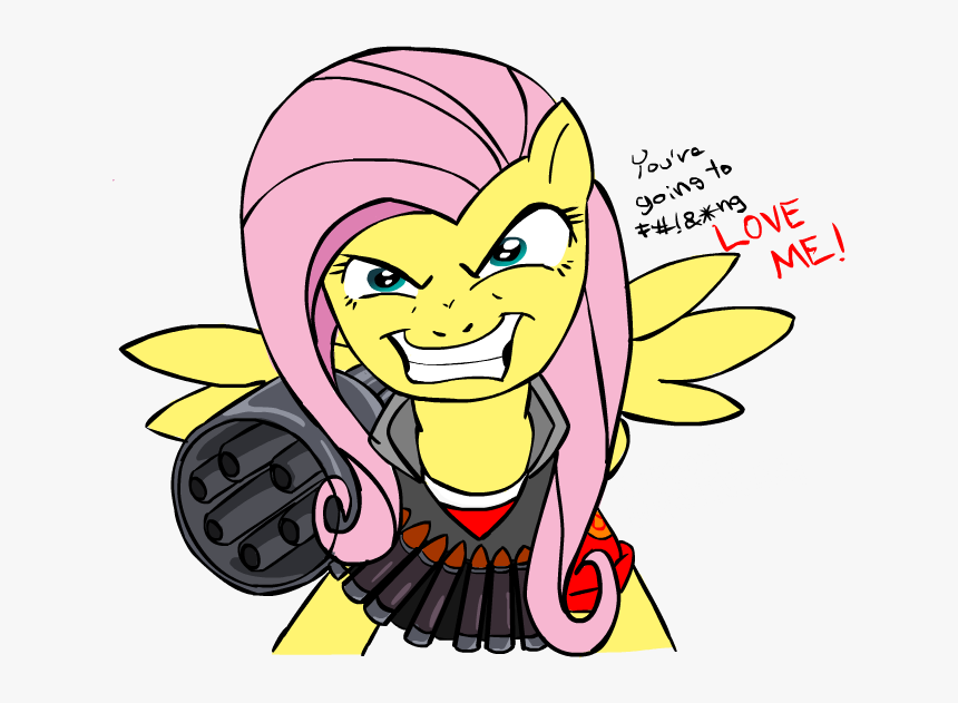 Zev, Evil Grin, Flutterrage, Fluttershy, Grin, Heavy, - Evil Version Fluttershy, HD Png Download