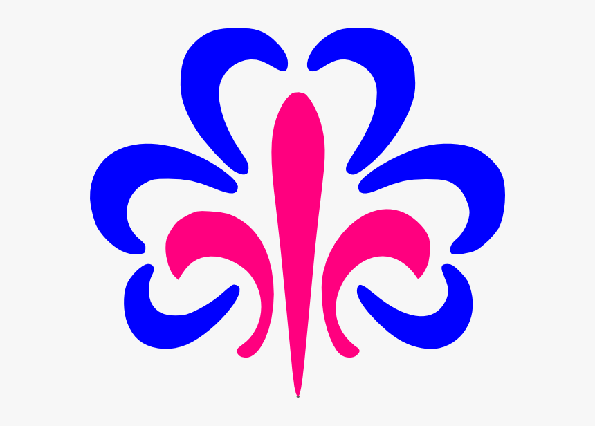 Pink Fleur Svg Clip Arts - Kfuk Kfum, HD Png Download