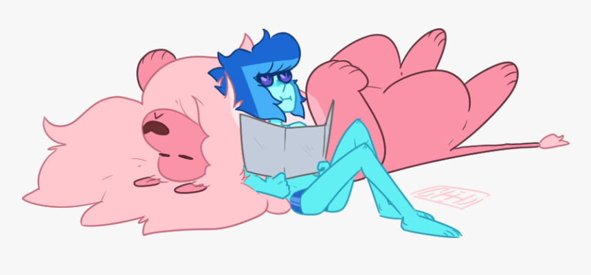 Lion Pink Mammal Cartoon Vertebrate Horse Like Mammal - Steven Universe Lion And Lapis, HD Png Download