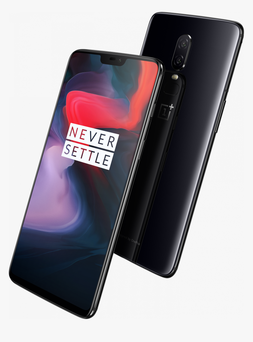 819 - Oneplus 6 Colors Mirror Black, HD Png Download