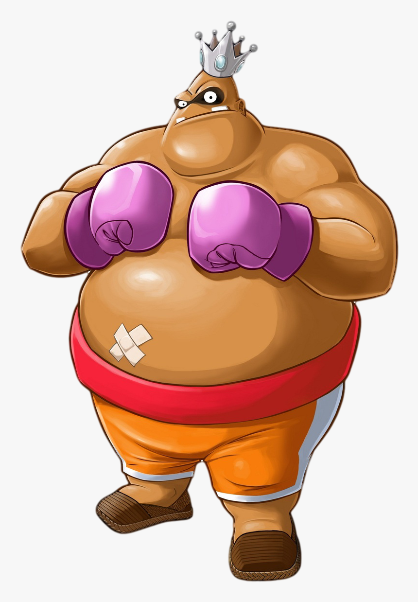 King Hippo Clipped Rev - Punch Out King Hippo, HD Png Download