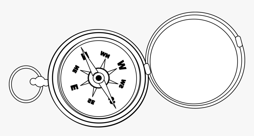 Brujula Svg Clip Arts - Brujula Png Blanca, Transparent Png