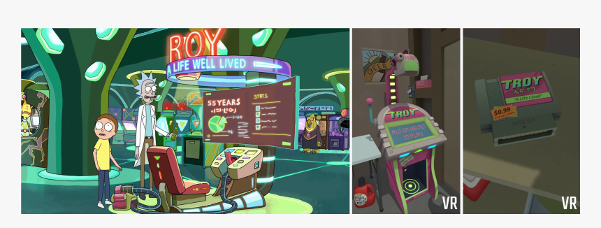 Rick And Morty Virtual Rick Ality Troy, HD Png Download