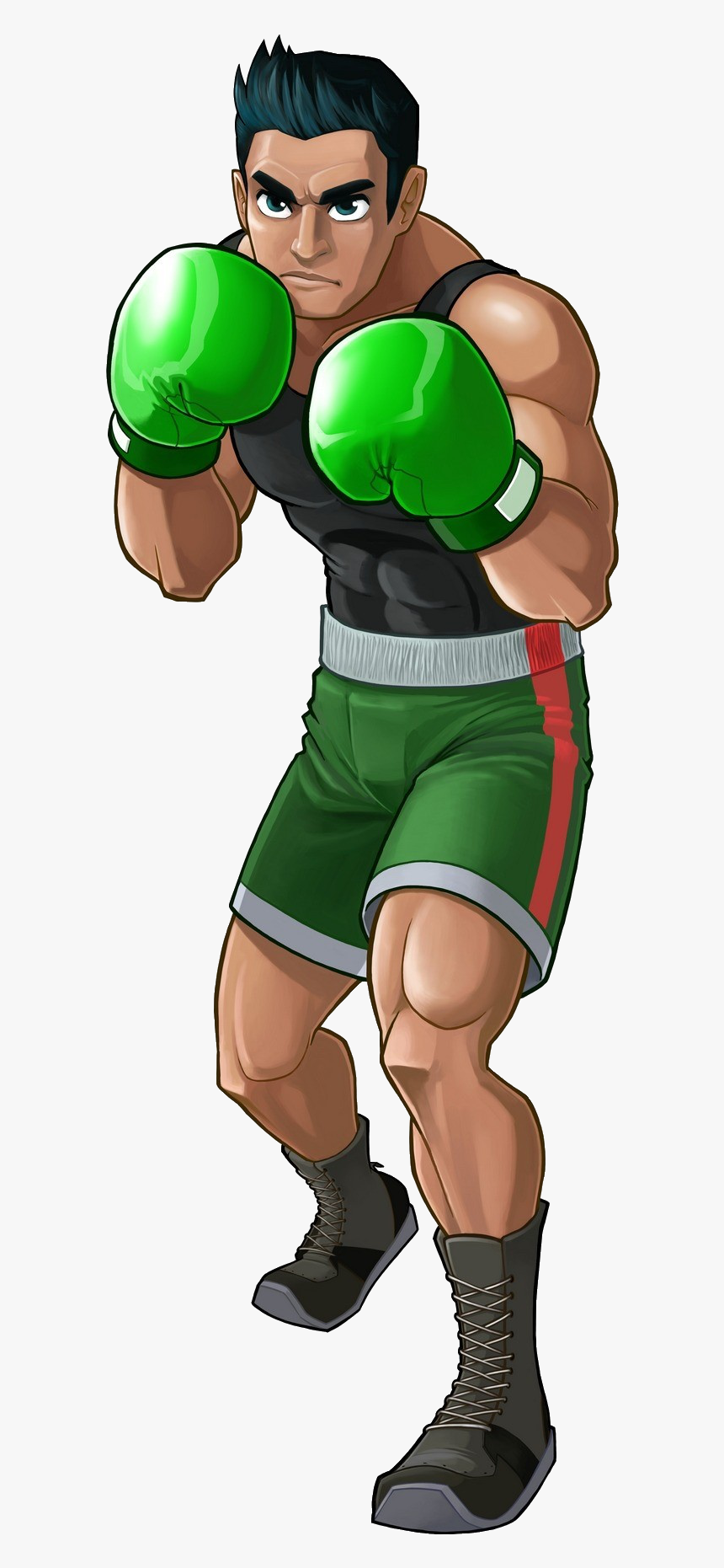 Art Oficial De Little Mac En Punch-out - Punch Out Little Mac, HD Png Download