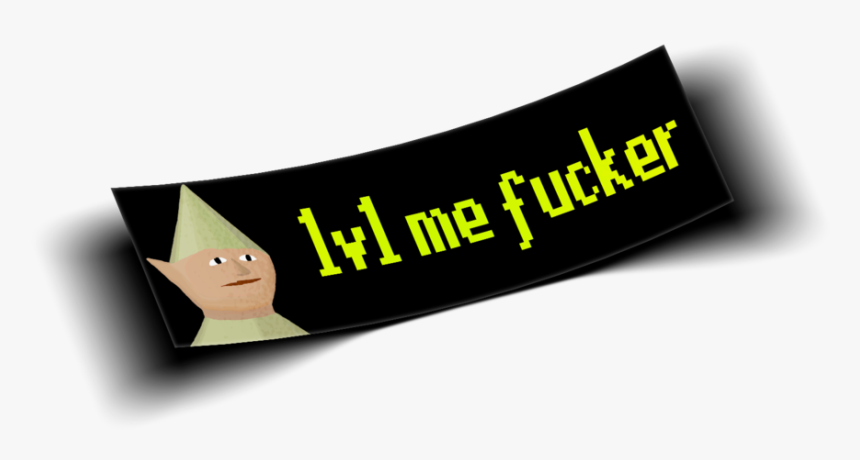 1v1 Me Fucker , Png Download - Banner, Transparent Png