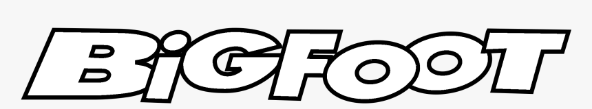 Bigfoot 01 Logo Black And White - Line Art, HD Png Download