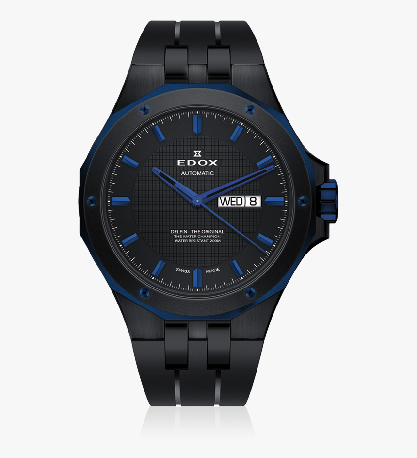 Edox Delfin Day Date Automatic, HD Png Download