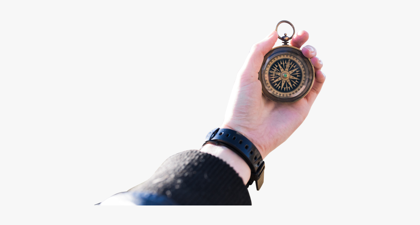 Person With Compass, HD Png Download